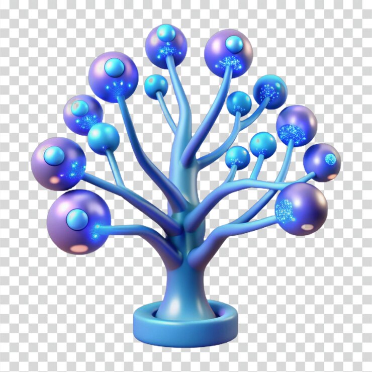 PSD glowing bio-tree network