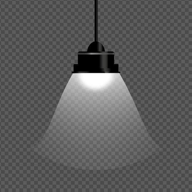glowing white bulbs and spotlights collection spot focus lights effect