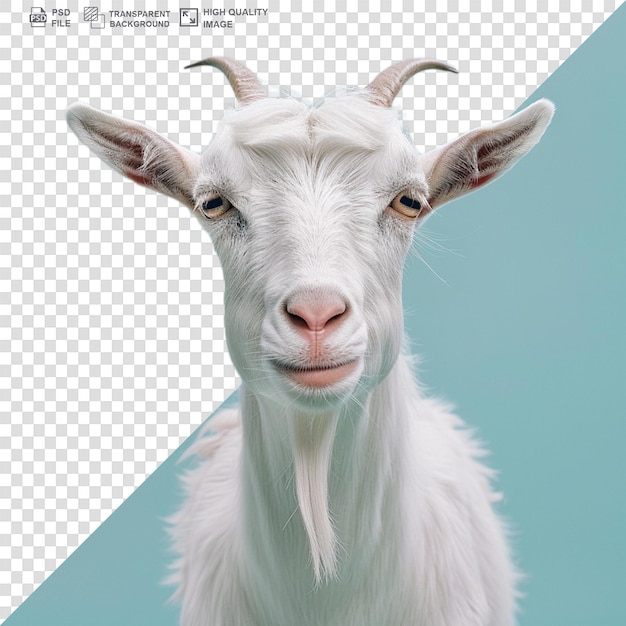 PSD goat isolated on transparent background