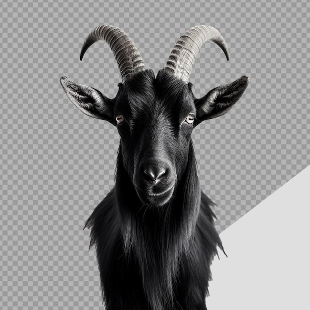 PSD goat isolated on transparent background png