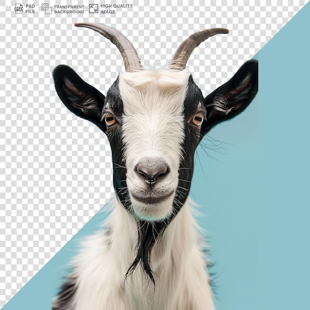 PSD goat isolated on transparent background