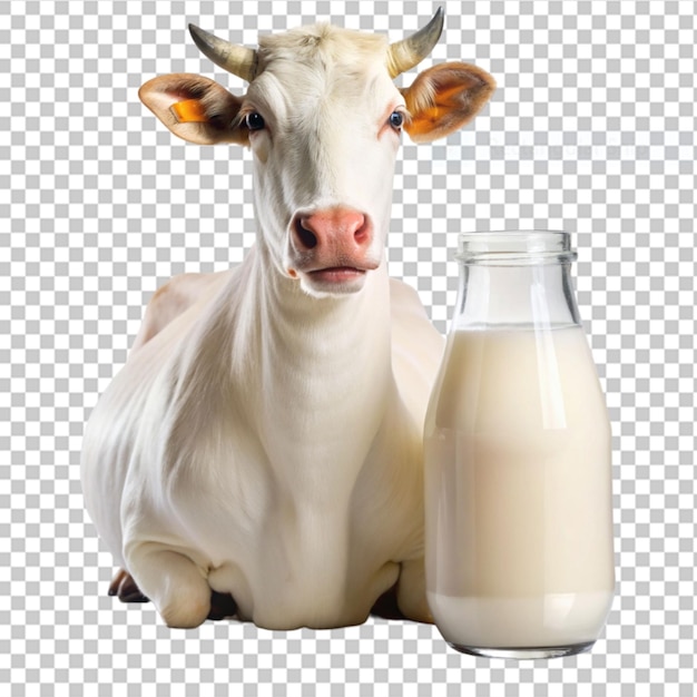 PSD goat on transparent background