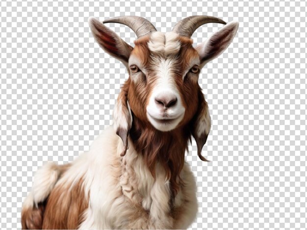 PSD goat on transparent background