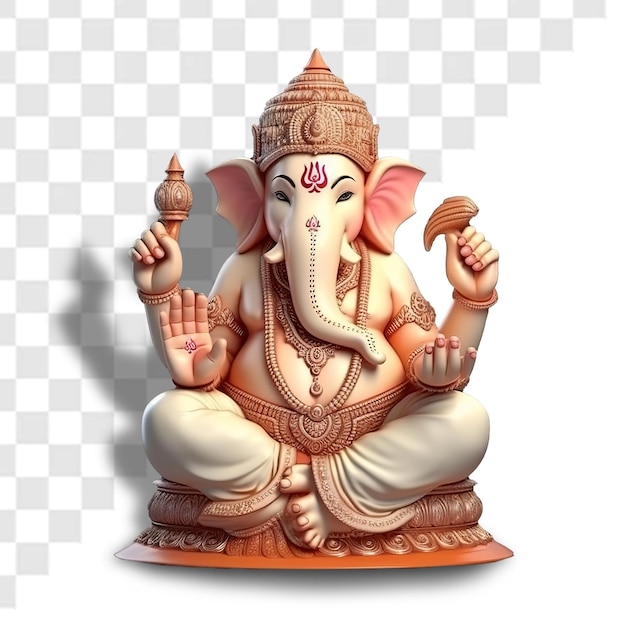 PSD god ganesha baby roze ganesha schattig ganesha