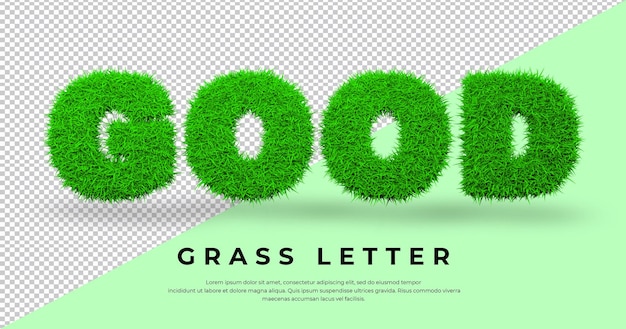 Goed schrijven in geïsoleerd gras
