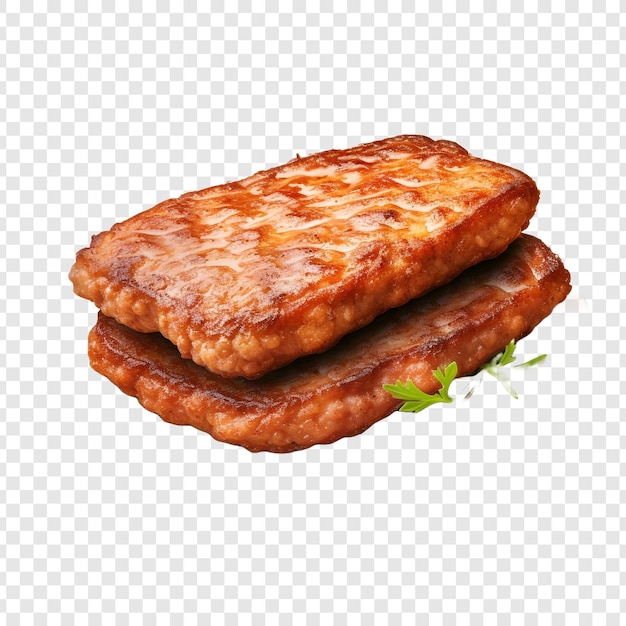 Goetta isolated on transparent background