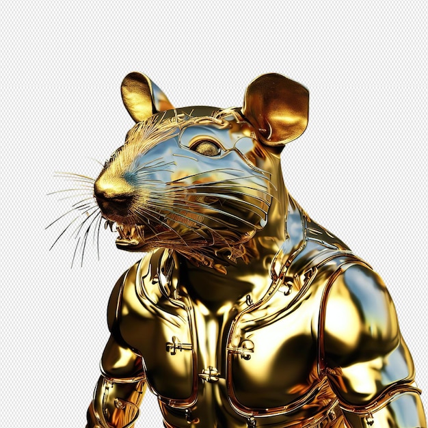 PSD gold armor rat