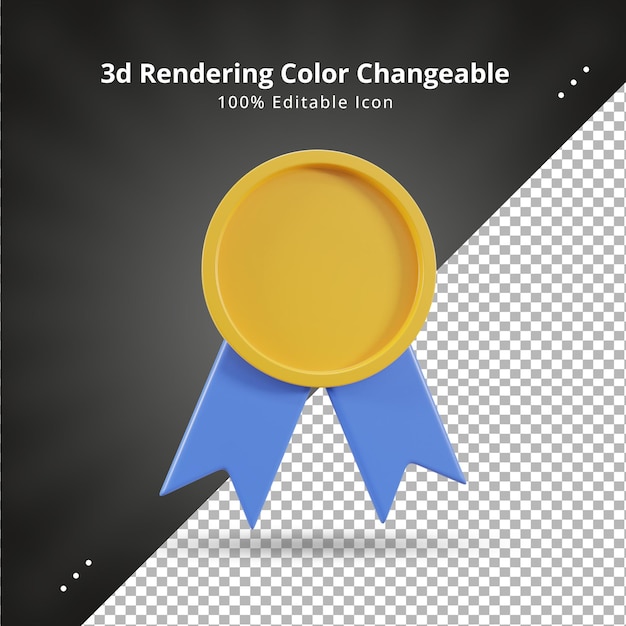 金賞uiアイコン3dレンダリング報酬アイコン