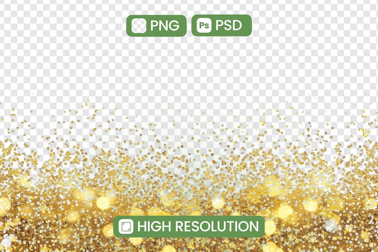 PSD 金色の背景と緑と金色の背景