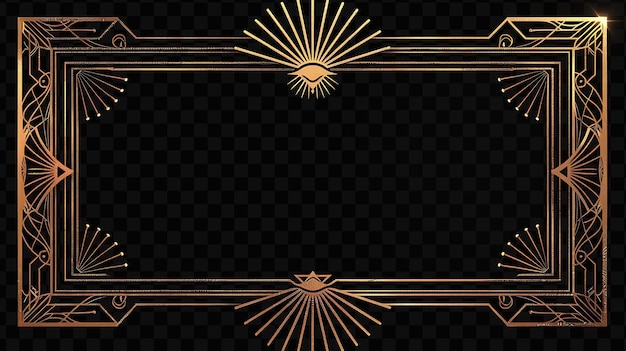 PSD gold and black background with the sun and the stars