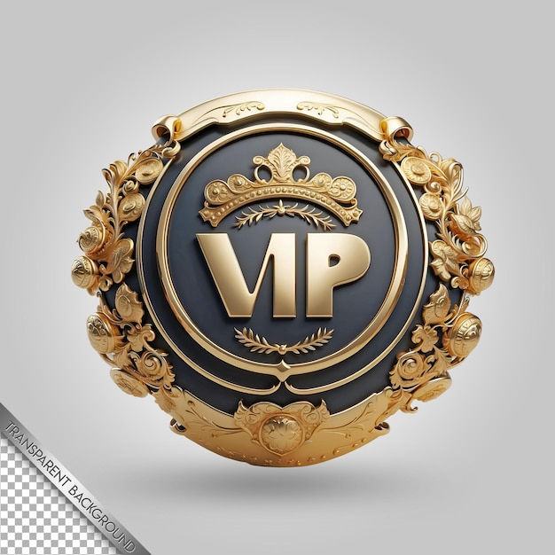 PSD a gold and black emblem with the word p p