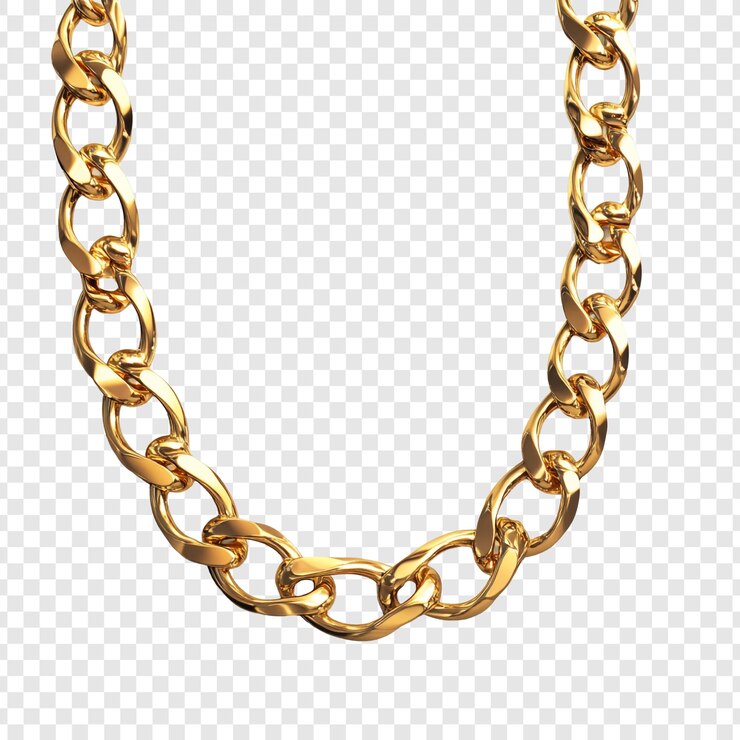 PSD gold chain jewelry