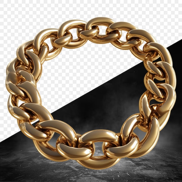 a gold chain with the word i love on it