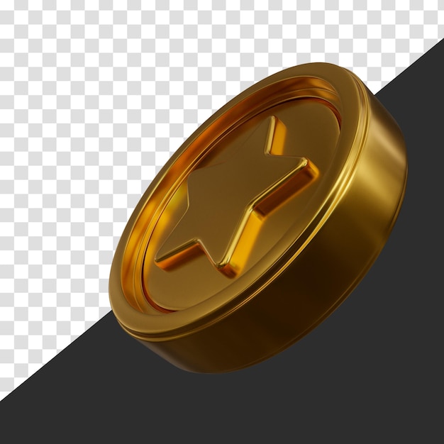 Gold coin 3d