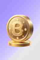 PSD a gold coin with a letter a on it