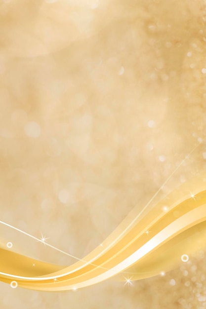 PSD gold curve frame template