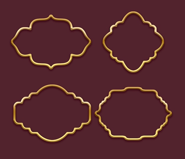 gold decorative frames
