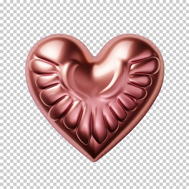 Gold foil Valentines heart