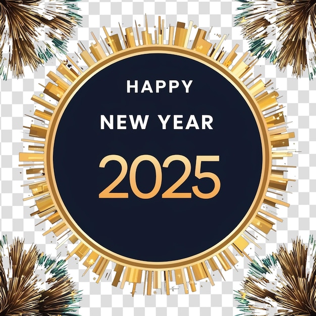 a gold frame with palm trees and a blue background with the year 2013 on it