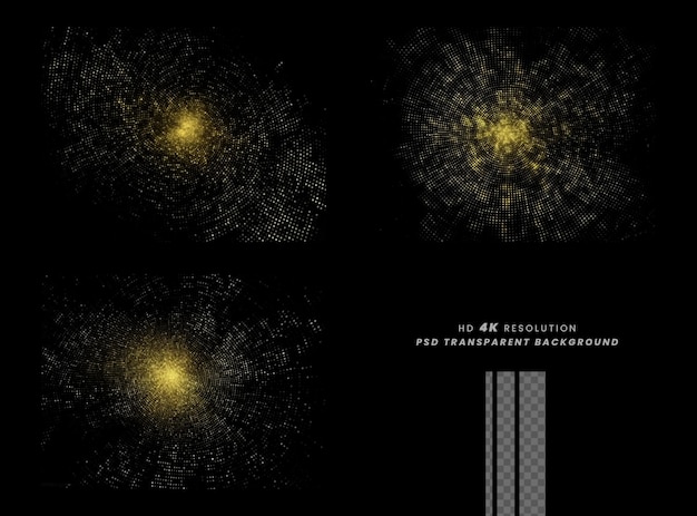 골드 반짝이 입자 웨이브 라이트 보케 골든 쉬머 스파크 눈 오버레이 효과 배경