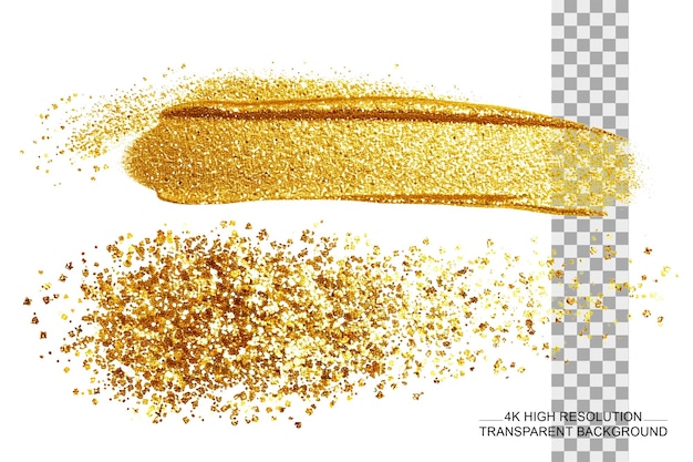 PSD un disegno luccicante d'oro con un luccico d'oro e un luccichio d'oro