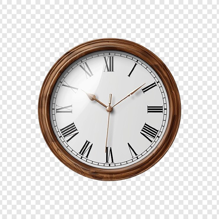 PSD a gold and gold clock face with the hands on the face