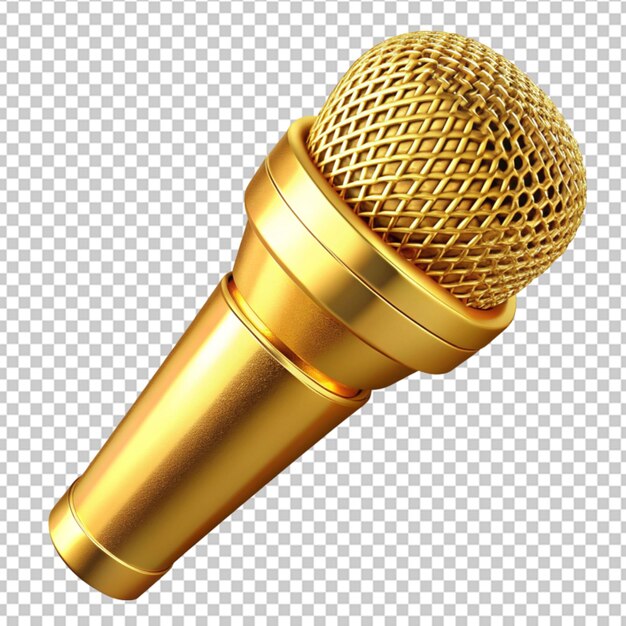 PSD gold microphone