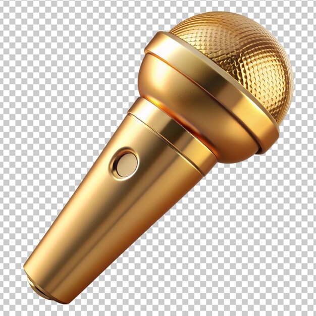 PSD gold microphone