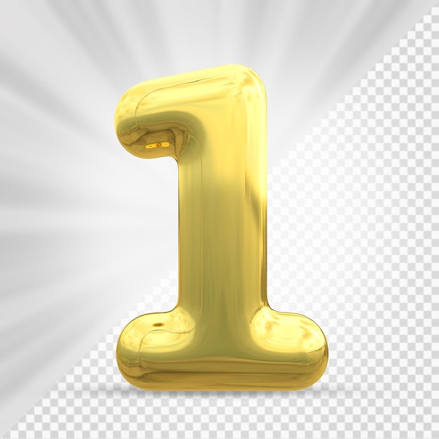 Oro numero 1 lusso 3d