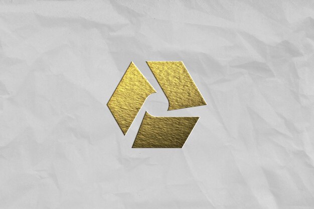 Gold Paper mockup