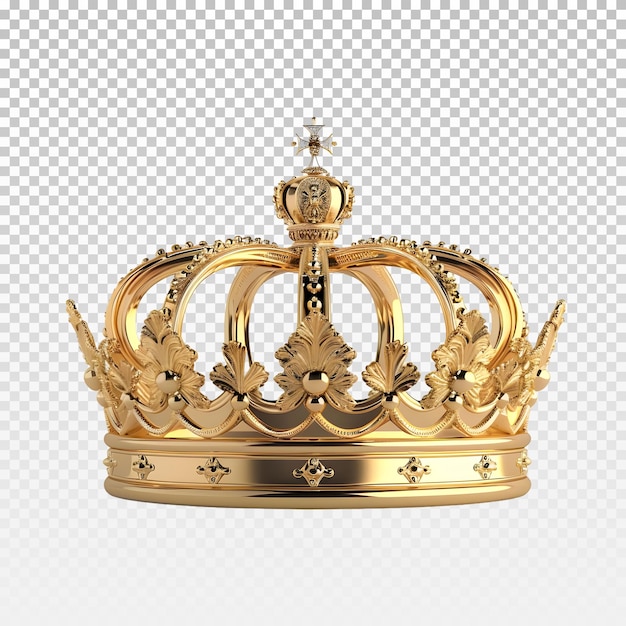 PSD clipart della corona della regina d'oro