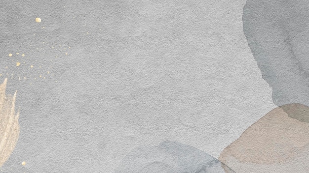 Gold splatter on watercolor background illustration