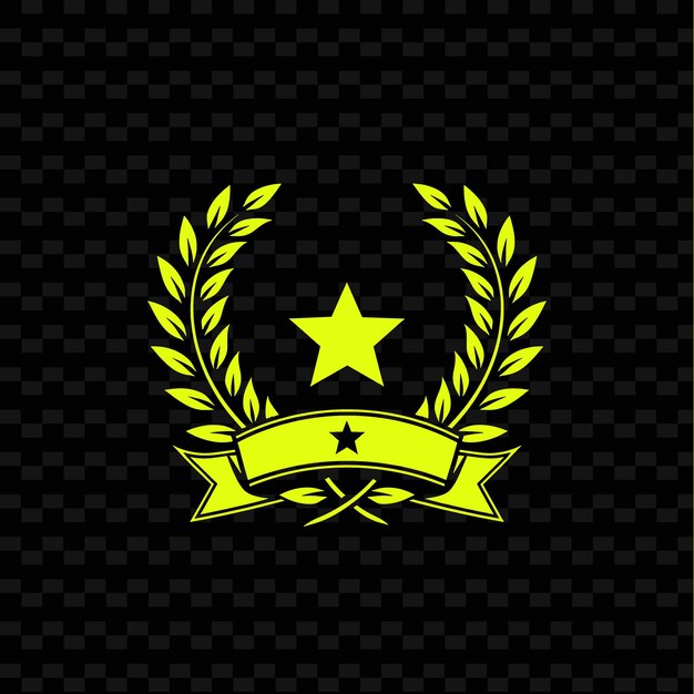 PSD a gold star with a star on it