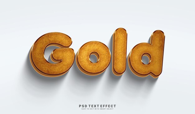 Gold Text Effect