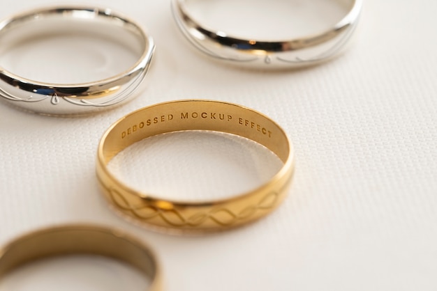 Gold wedding rings