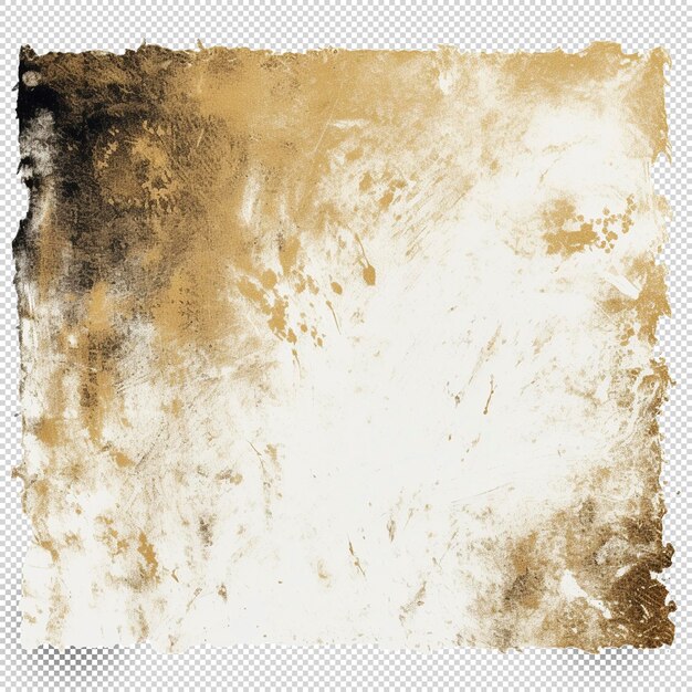 Golden abstract texture transparent background