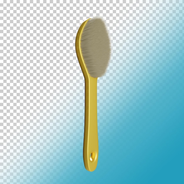 Golden brush