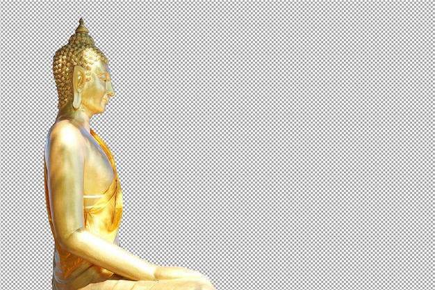 Golden buddha statue