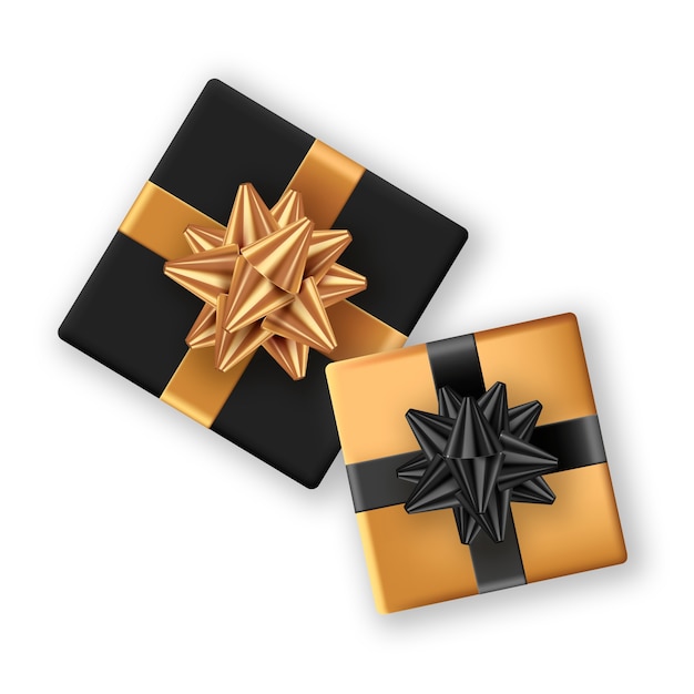 Golden celebration design elements
