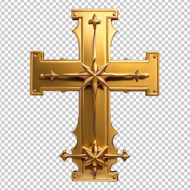 golden Christian cross