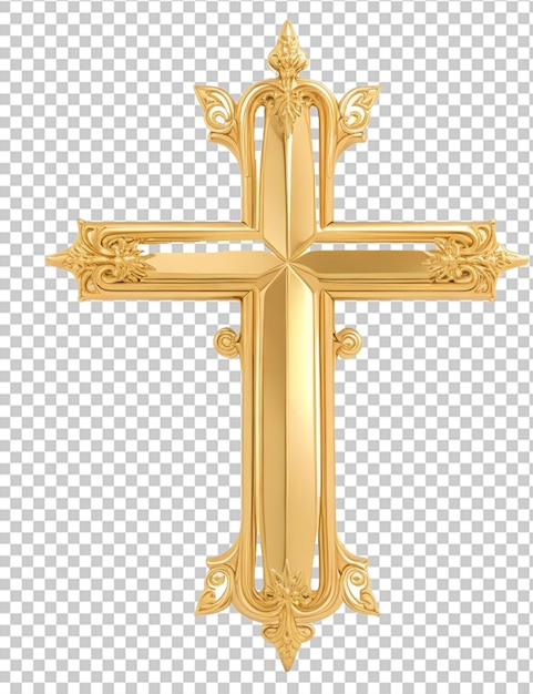 Croce cristiana d'oro