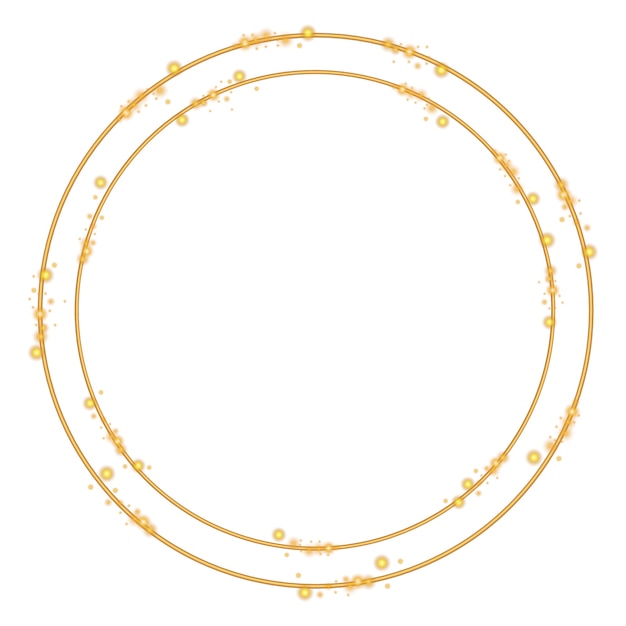 PSD golden circle shape