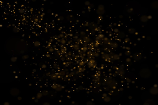 Golden Dust Bokeh Overlays Light bokeh background Light effect with transparent background bokeh