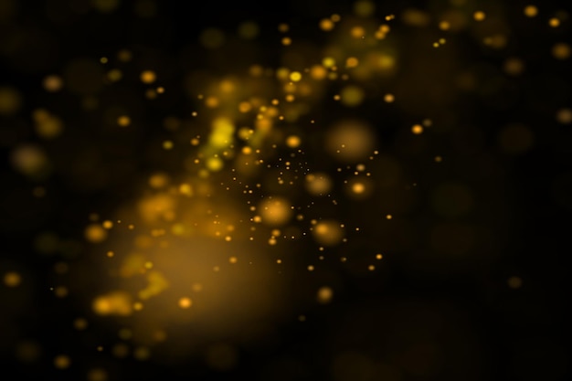 Golden dust bokeh overlays light bokeh background light effect with transparent background bokeh