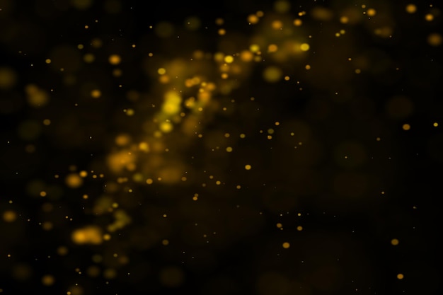 PSD golden dust bokeh overlays light bokeh background light effect with transparent background bokeh