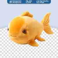 PSD golden fish toys cute stuffed animal plush