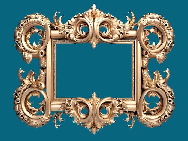 PSD golden frame design psd. ik ben blij met je.