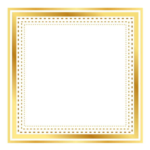 golden frame golden line design
