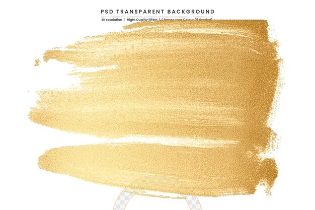 PSD golden grunge acrylic background