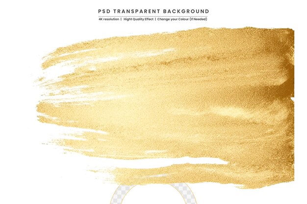 PSD golden grunge acrylic background